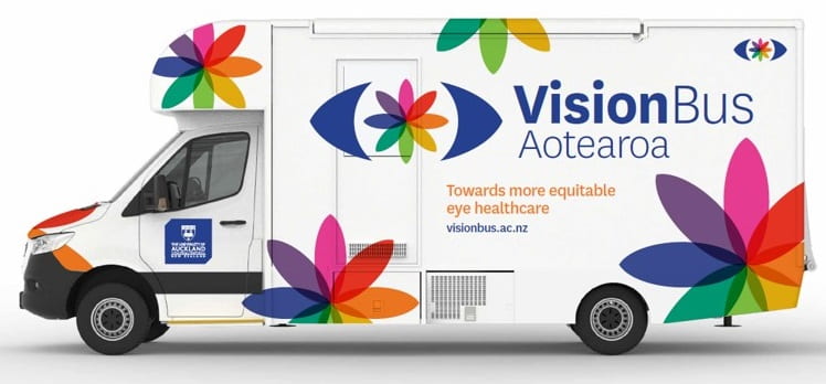 The wheels on the Vision Bus are going round